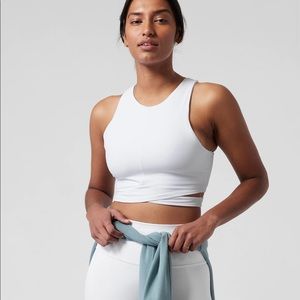 ATHLETA crop cutout bra d-dd cups